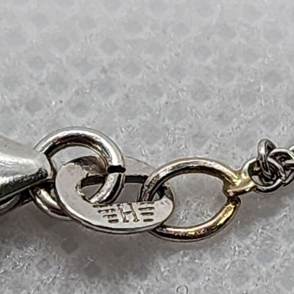 Herco 14 Karat Gold, Sterling Silver, & Diamond Flower Choker Necklace - Picture 3 of 7